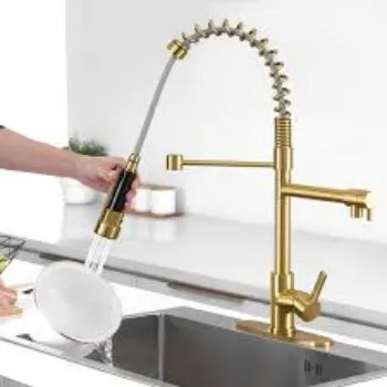 Brass Kitchen Faucet
